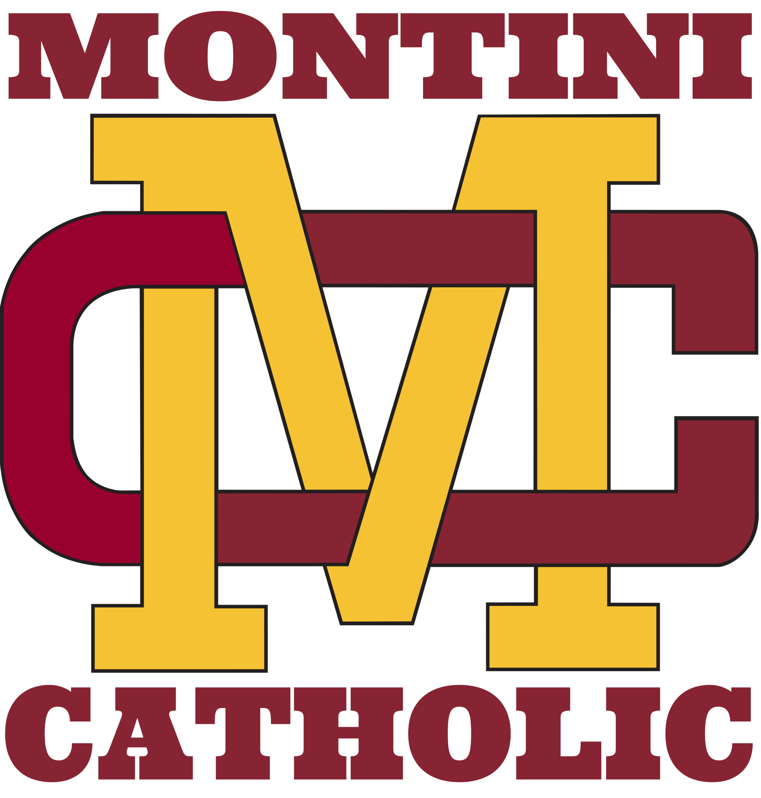 Montini Catholic Wrestling Logo